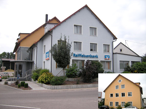 Projekt Raiffeisenbank Ehekirchen, Außenputz und Außendämmarbeiten